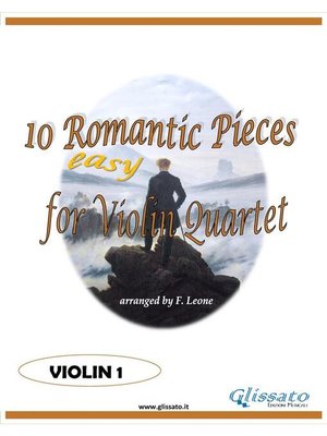 cover image of 10 Easy Romantic Pieces for Violin Quartet (VIOLIN 1)